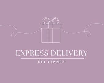 Envío exprés con DHL - ¡Entrega rápida para su pedido de Etsy!