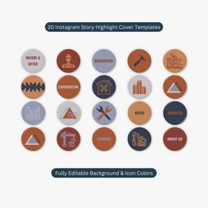 50 Construction Instagram Post Templates for Canva - Contractor ...