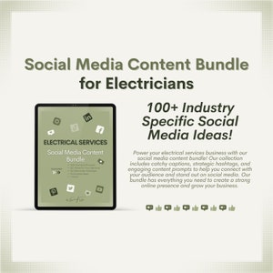 100+ Done For You Social Media Content Ideas for Electricians, Instagram Content Ideas, Small Business Marketing Captions, Contest Ideas