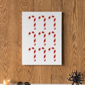 Poster o cartolina di Natale | File di Natale da stampare | Quadro di Natale | Decorazioni natalizie | Babbo Natale opera d'arte | Poster