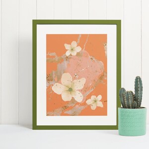 Garten Blumendruck | Florale Wandkunst | Botanische Drucke | Bunte Blumendrucke | Druckbare BlumenPoster | Bunte florale Wandkunst
