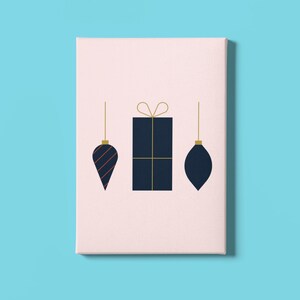 Poster o cartolina di Natale | File di Natale da stampare | Quadro di Natale | Decorazioni natalizie | Babbo Natale opera d'arte | Poster