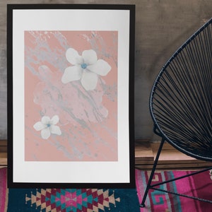 Garten Blumendruck | Florale Wandkunst | Botanische Drucke | Bunte Blumendrucke | Druckbare BlumenPoster | Bunte florale Wandkunst