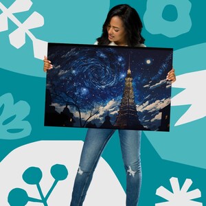 Sternenhimmel Print-Van Gogh Inspiriert-Poster Drucke-Landschaftsdruck-Wohnzimmer Wandkunst-Schlafzimmer Wandkunst-Fine Art Print-20x30 Drucke
