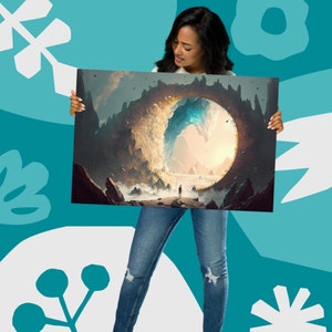 Magical Portal Giclée Print: Fantasy Landscape Art