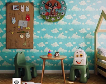 CNC Vector Cut Files For Puppy Wall Clock For Kids