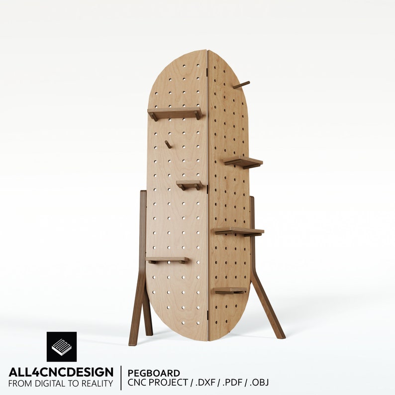 CNC Router Cut Files and Woodworking Plans - Plywood Modern Standing ...