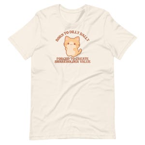 T-shirt né pour Dilly Dilly, t-shirt chat, t-shirt graphique amusant pour les amoureux des chats, t-shirt pour lui/elle, t-shirt en coton, t-shirt unisexe