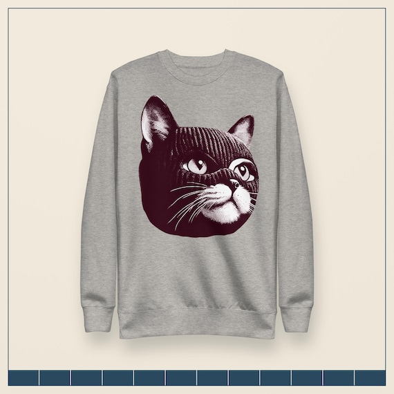 Ski Mask Cat Crewneck