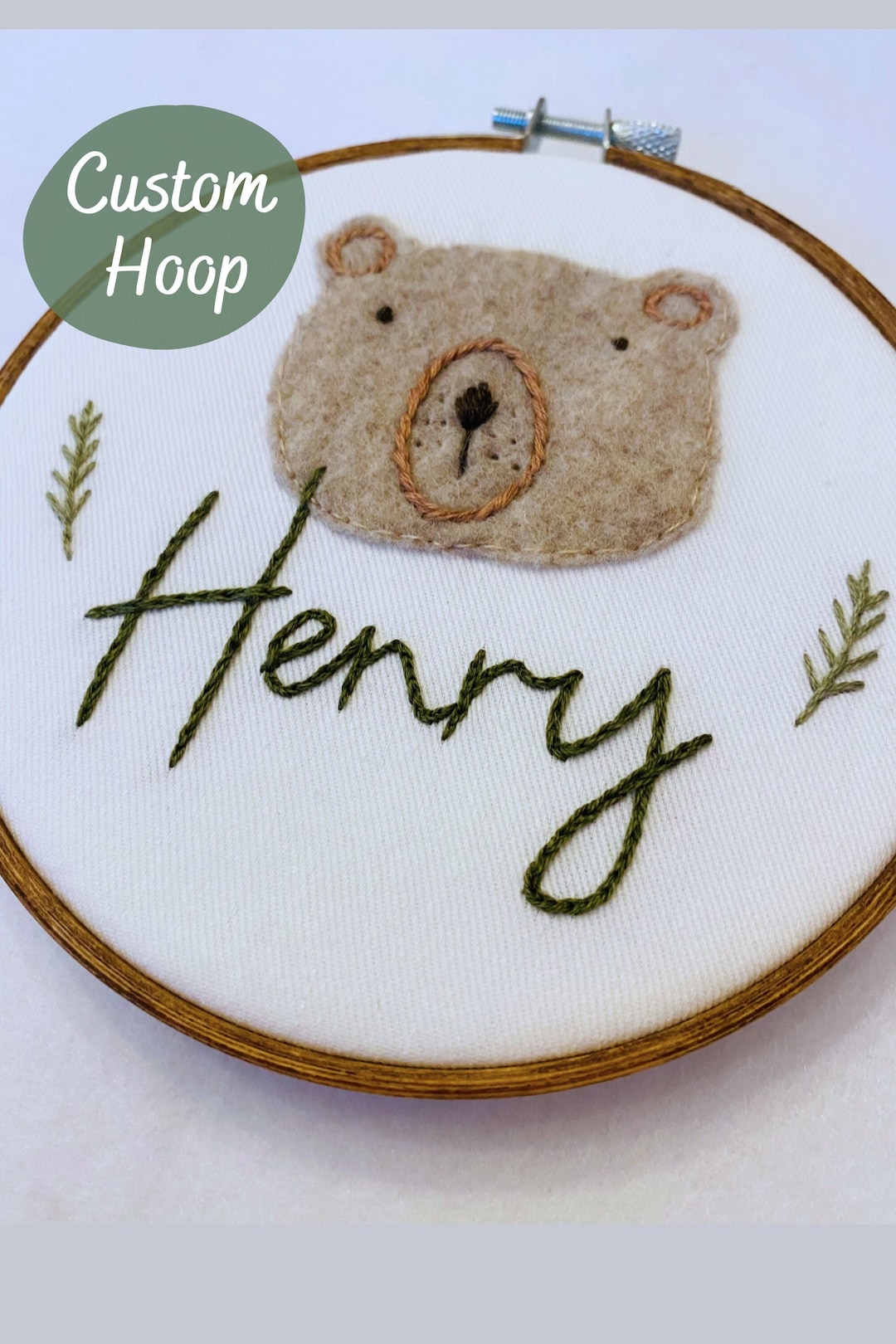 Nurge Cerceau à Broder En Bois De Hêtre De Qualité Supérieure