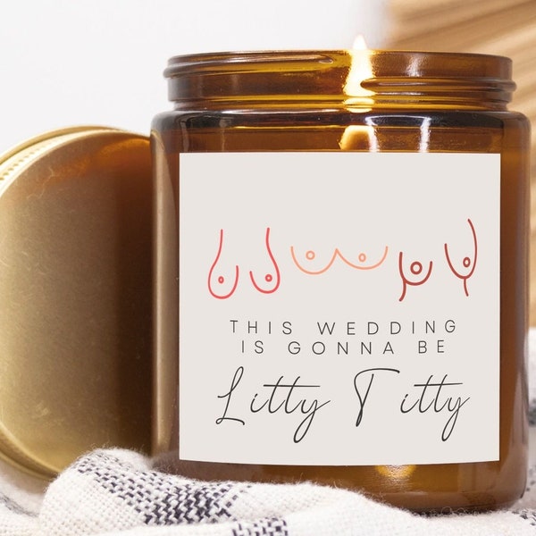 Funny Wedding Gift Candle, Perfect Gift for Couple, 50 Hours Burn time apothecary candle