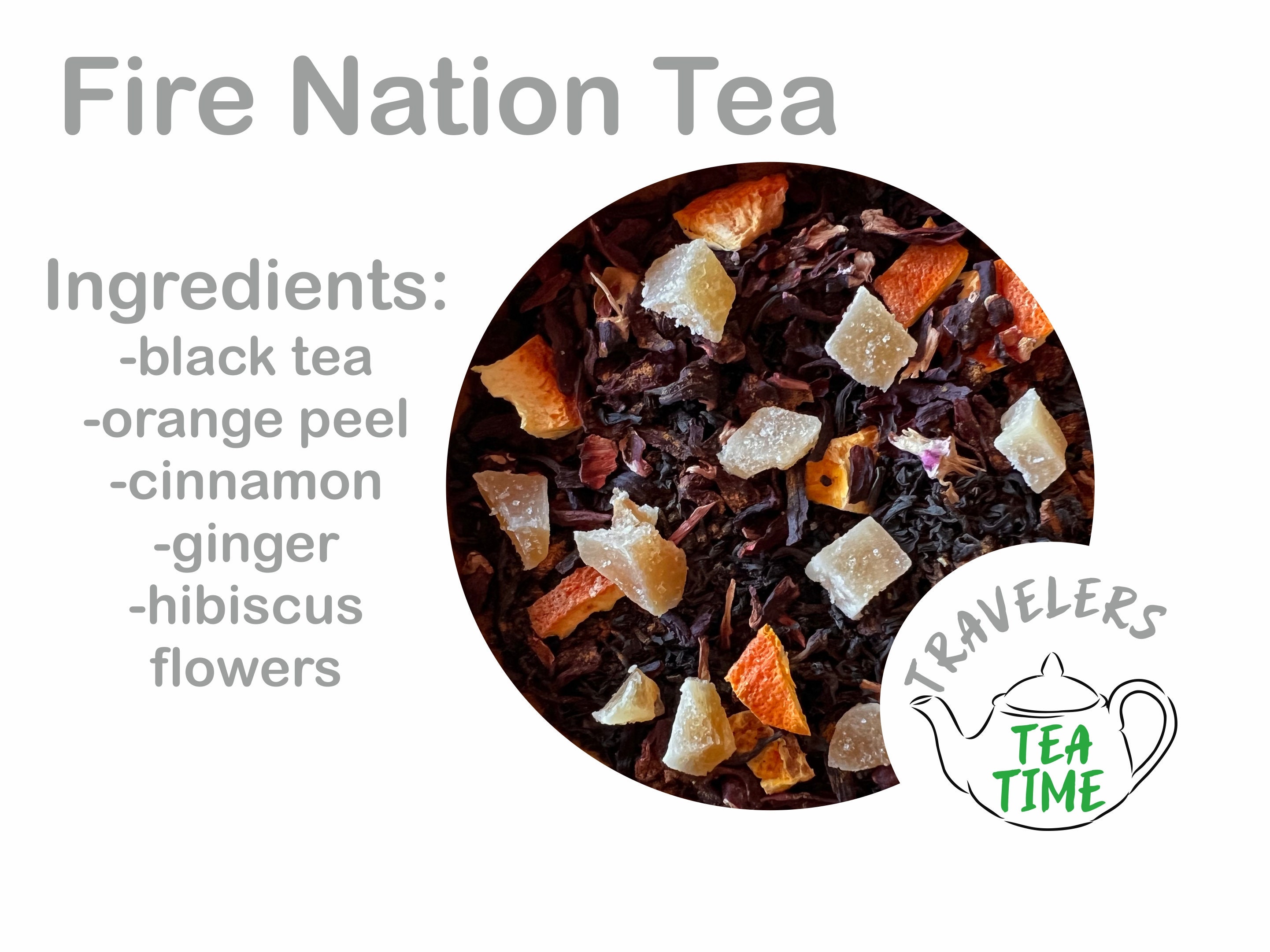 Avatar Tea Set of 5, Avatar Inspired Red Spice Tea, Black Tea With ...