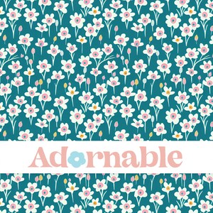 Spring Cute Kawaii Flowers Pattern, Simple Aesthetic Background, Seamless Pattern, Repeat Pattern, Pattern File, Digital Paper, Printable