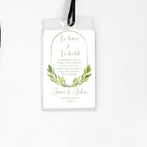 Llavero para la habitación de la boda de destino, para la bolsa de bienvenida, itinerario de boda, obsequio de boda de destino, cronograma de boda, plantilla, editable