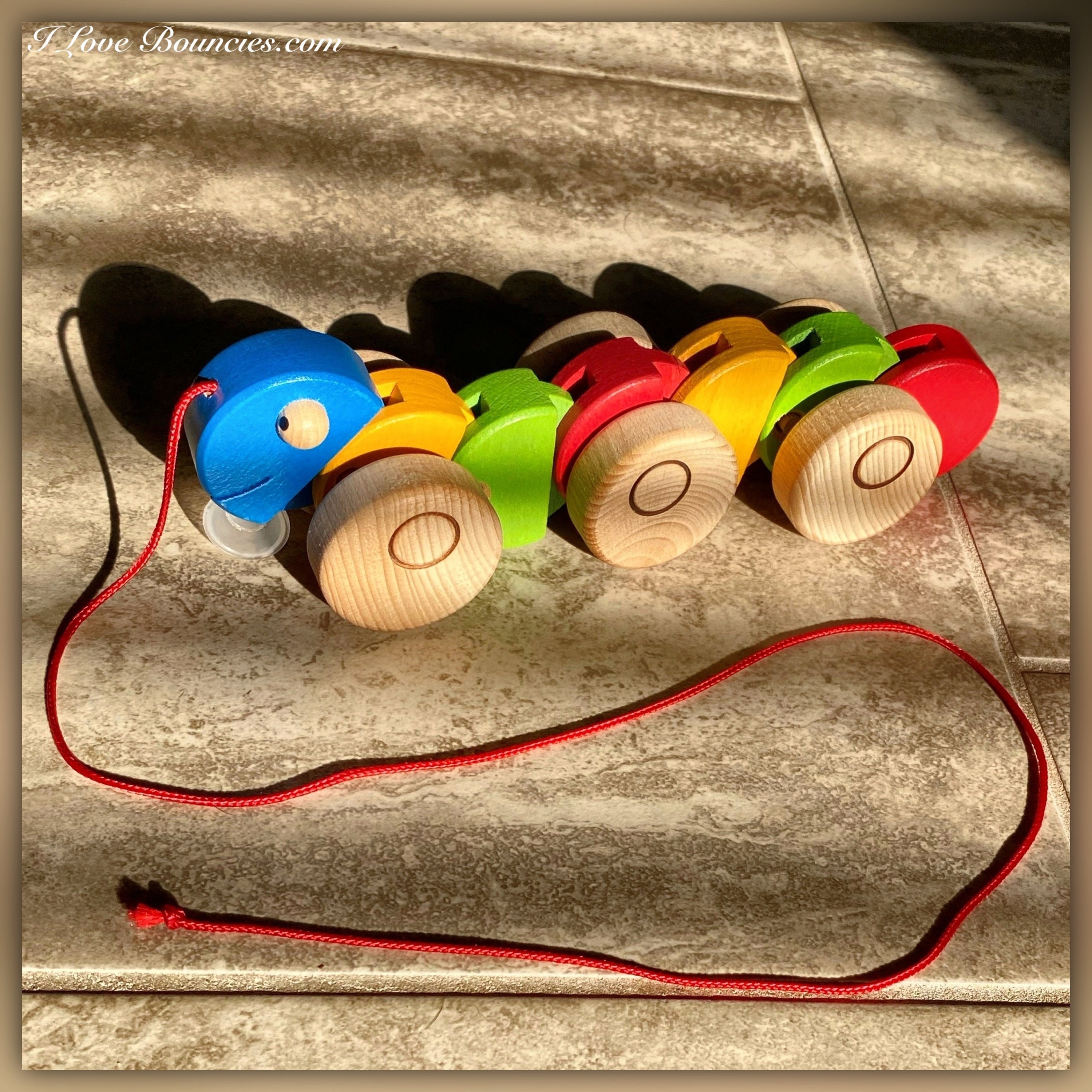 Inch Worm Pull Along Caterpillar Toddler Animal Walking Toy Child Development Old World Style German Made Decorative I Love Bouncies Etsy