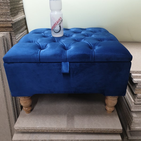 Storage Footstool ottoman, Square Coffee Table