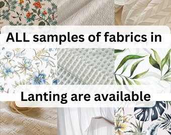 SAMPLE LINK: ALL samples of fabrics in Lanting Curtains are available