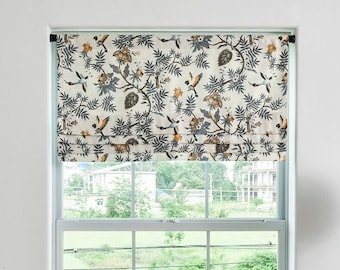 Customize Faux Roman Shades, Window Valance, Secret Manor Style