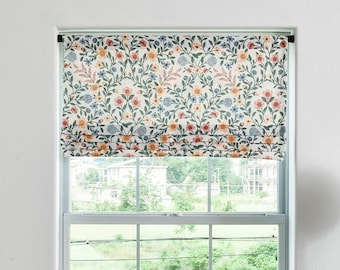 Customize Faux Roman Shades, Window Valance, Summer Countryside Style