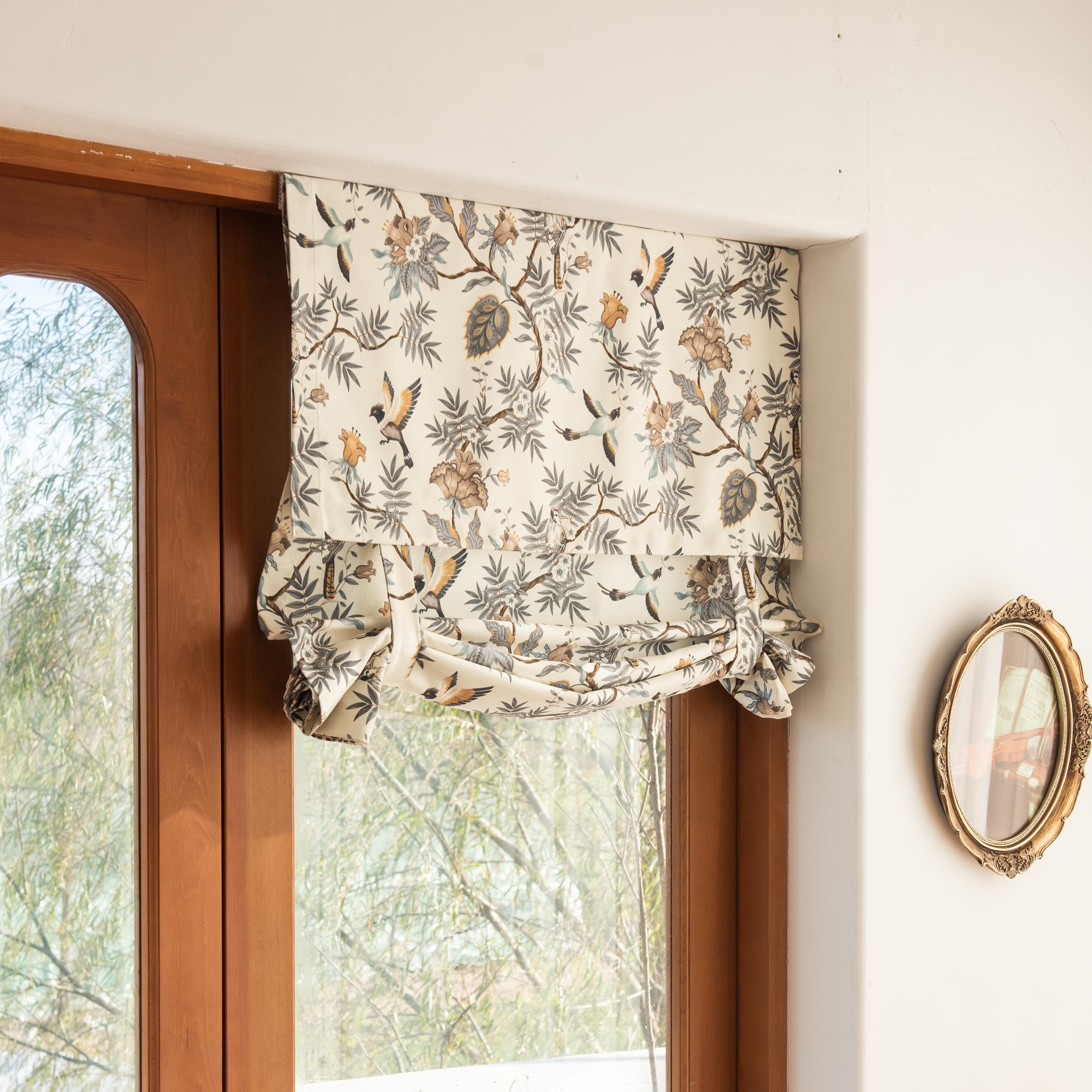BUY 3 GET 1 FREE*  Customize Vintage Secret Manor Off-White French Door Curtain, tape or rod pocket available, 1panel