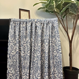 Customize Botanical Cabinet Cover Curtain,  fastening Sink Skirt,  Vanity cover Storage curtain, Kitchen counter Valance Table drape