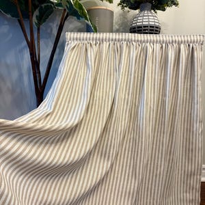 Customize Nordic Lines Cover Curtain, Sink Skirt, Vanity Storage, Kitchen counter Valance Table drape