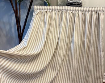 Customize Nordic Lines Cover Curtain, Sink Skirt, Vanity Storage, Kitchen counter Valance Table drape