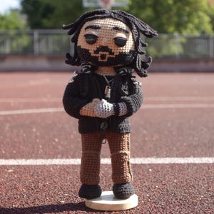 Johnny Silverhand Outfit Crochet Pattern Jacket and Vest Cyberpunk PDF (English)