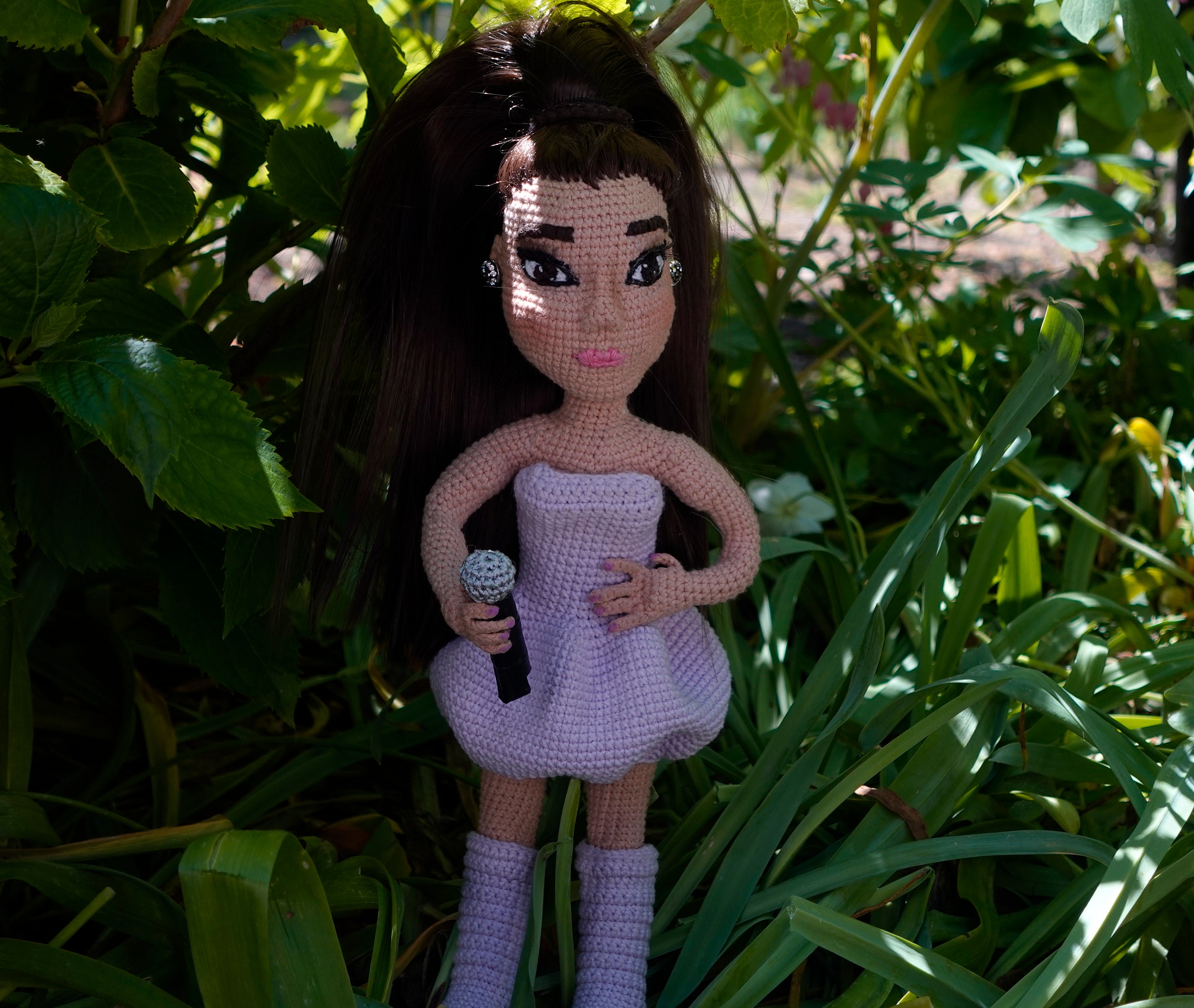 Roupa de crochê para boneca Barbie, doll silkstone, doll monster