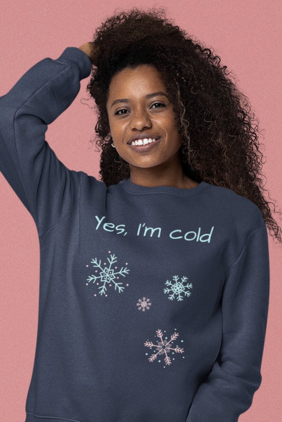 Women's snowflake sweatshirt hot sale