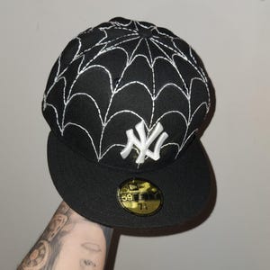 New era Hat Spider-Web Handmade