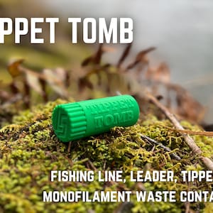 Tippet Tomb - Fly Fishing Leader and Tippet Line Waste Container