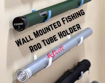 Soporte para caña de pescar de pared