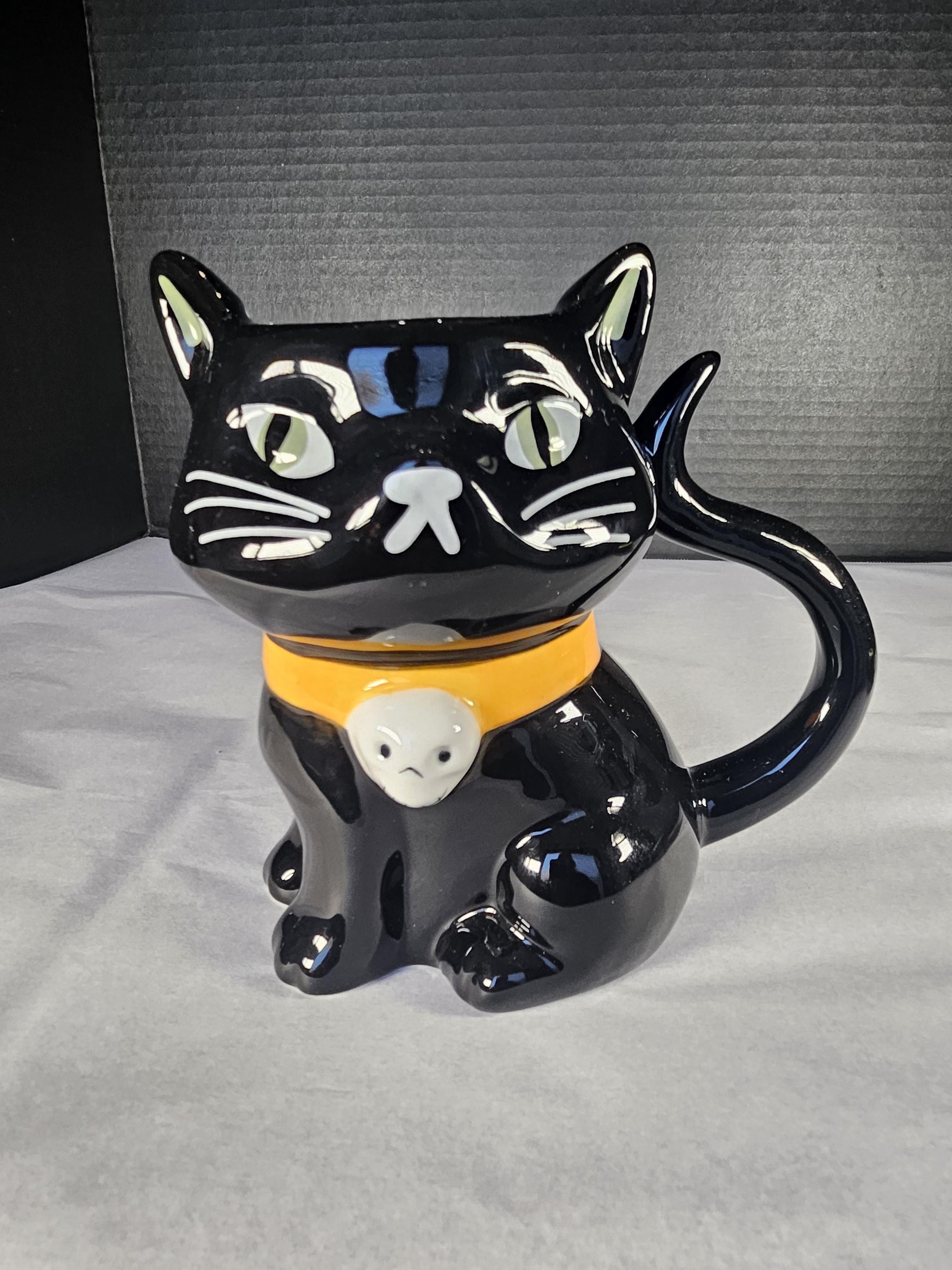 2022 Target Hyde and Eek Figural Black Cat Mug 12 Ounce Halloween