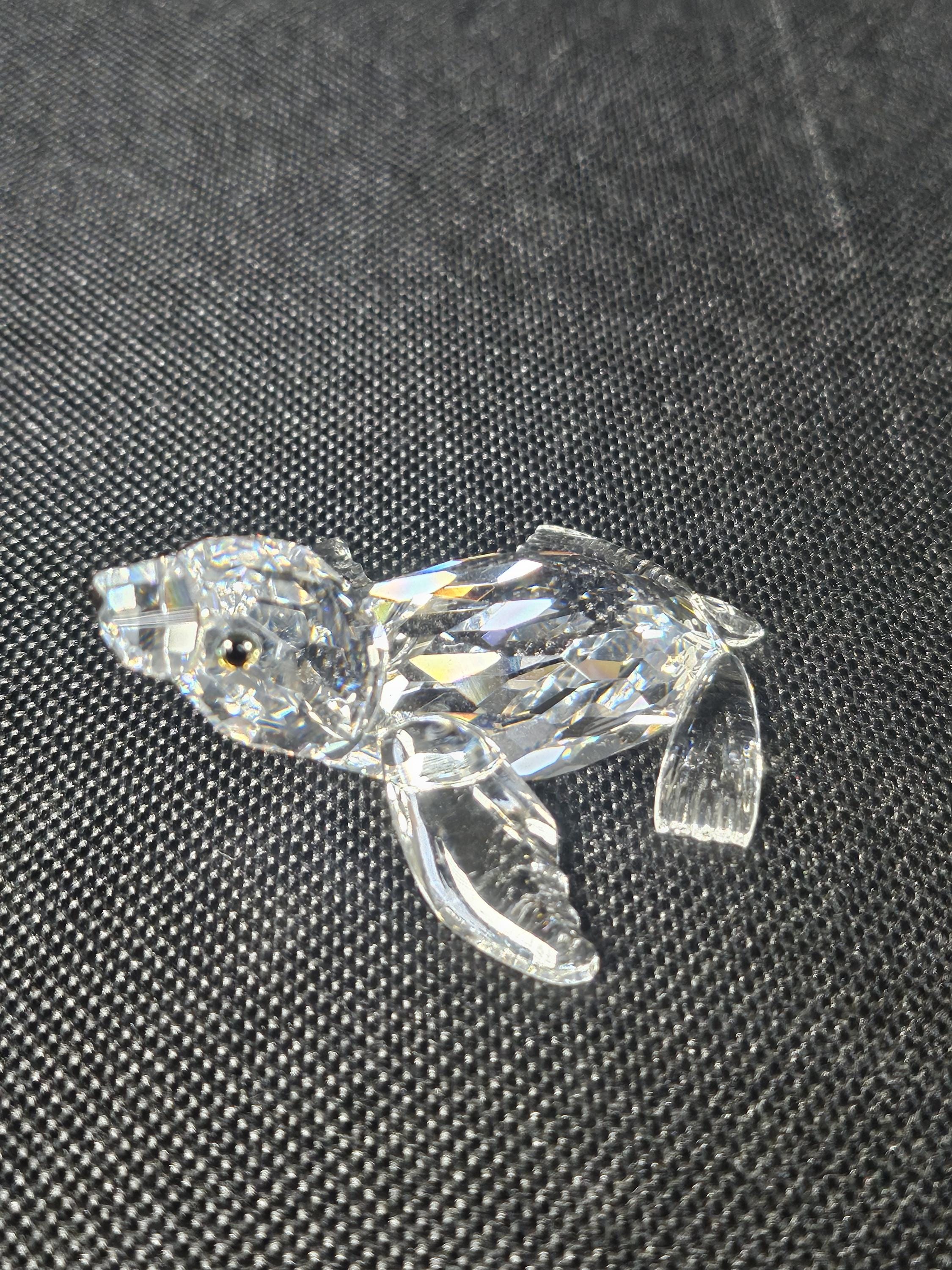 Swarovski Crystal Baby Sea Lion Figurine Retired Piece From