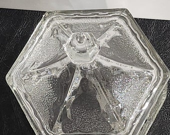 Indiana Glass Tiara Exclusive Eagles and Stars Vintage Covered