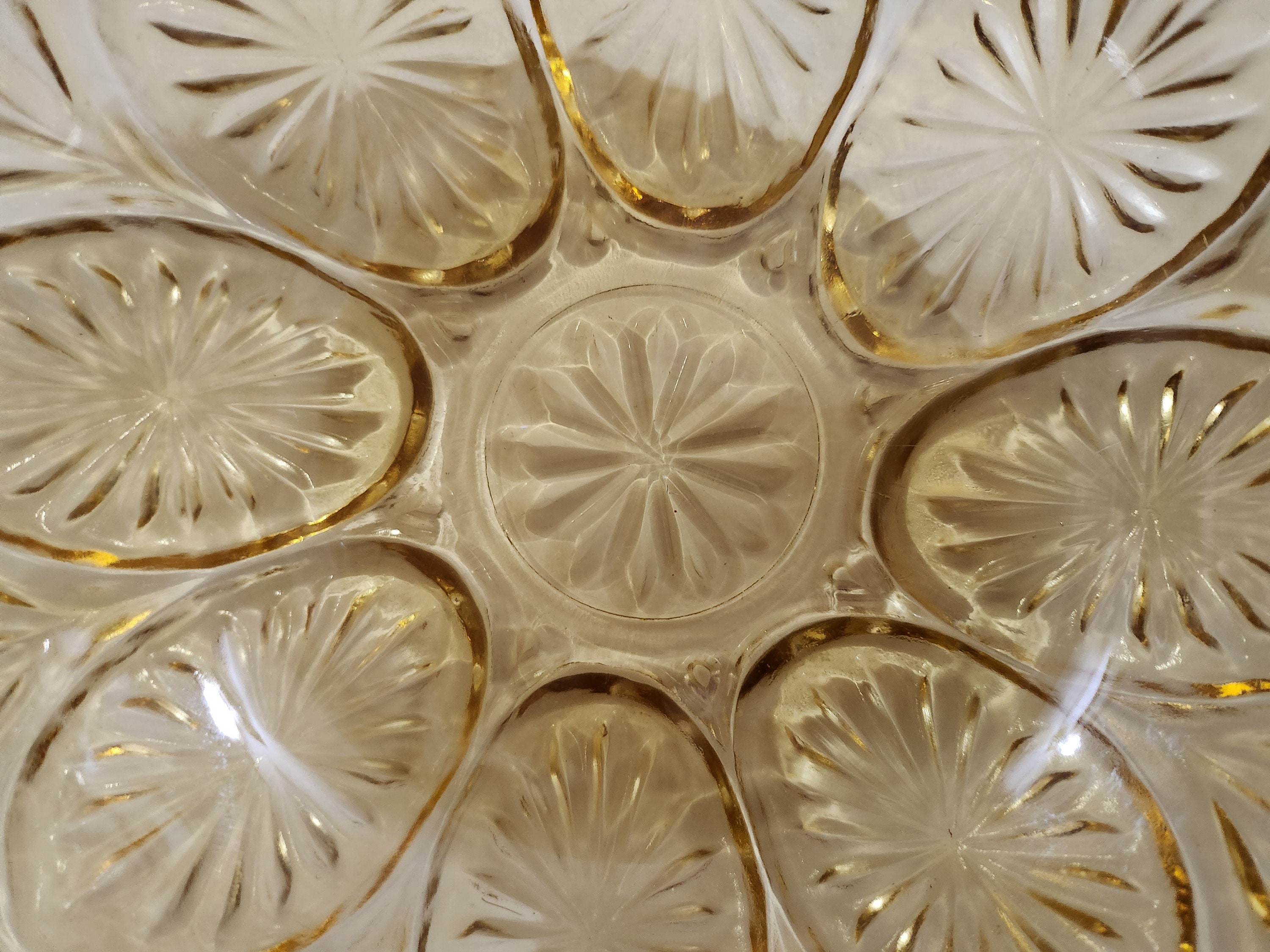 Vintage Anchor Hocking Yellow Glass Star and Cameo Bowl Etsy