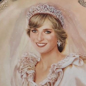 Princess Diana Plate, Queen of Our Hearts, Bradford Exchange Plate. Number 10781 K