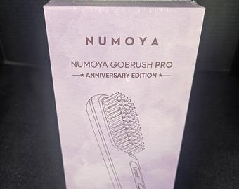 Numoya Go Brush Pro Anniversary Edition Cordless Hair Straightener Compact NIB