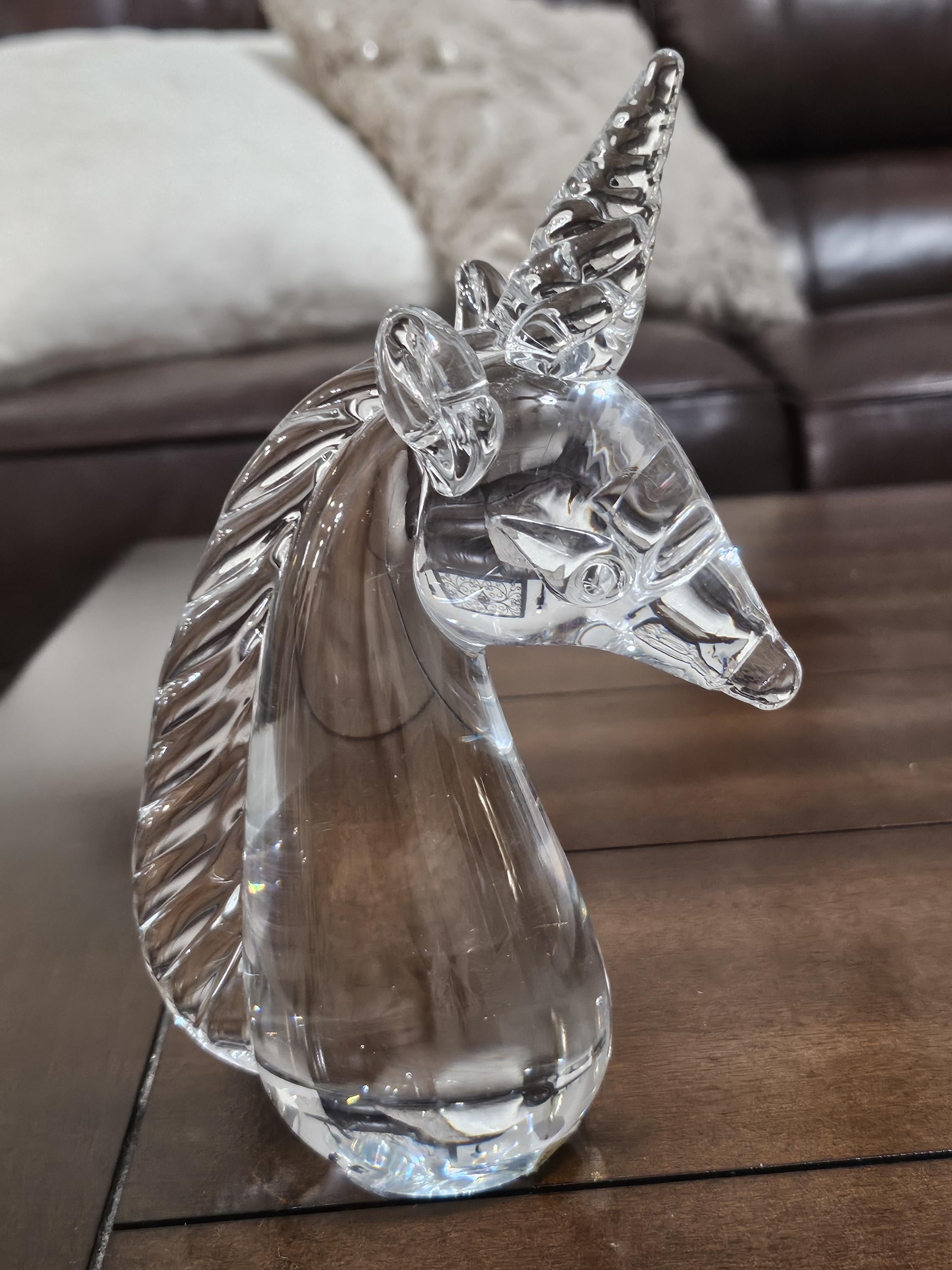 Glass Unicorn Vintage - Etsy