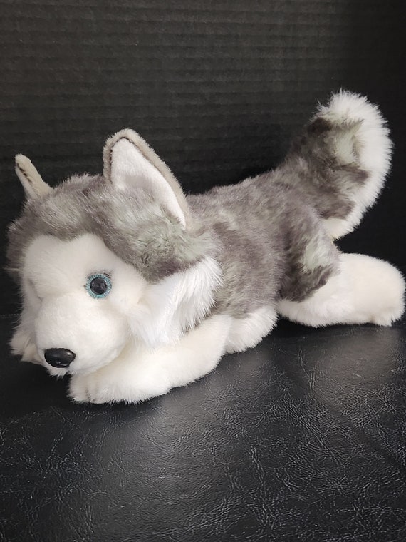 Lupo Peluche Peluche Aurora World Miyoni - Lupo Sdraiato, Morbido E ...