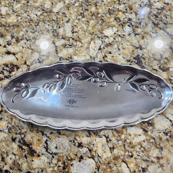 Lenox Metal Tray Etsy