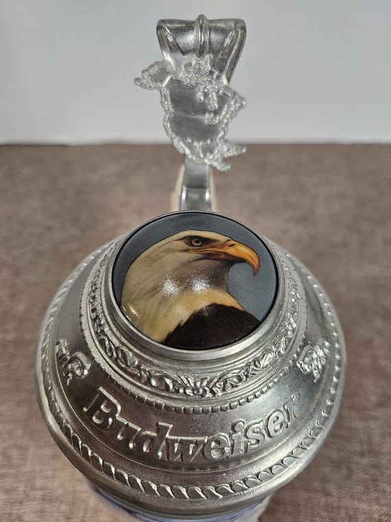 2000 Budweiser Ceramic Stein Animals of the Seven Continents North