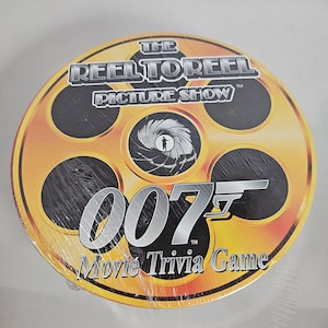 Vintage 90s James Bond 007 Reel To Reel Picture Show Movie Trivia Game