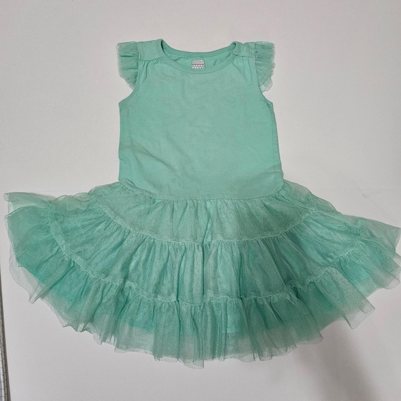 Old Navy Mint Green Tutu Tank Dress With Sheer Angel Sleeves - Etsy