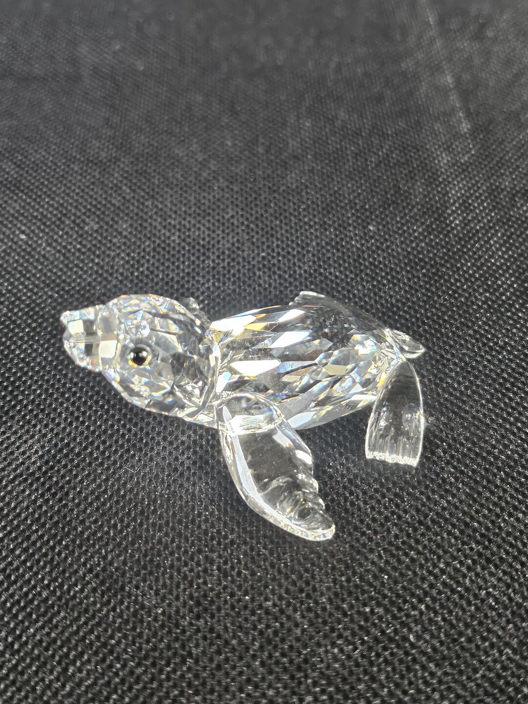 Swarovski Crystal Baby Sea Lion Figurine Retired Piece From