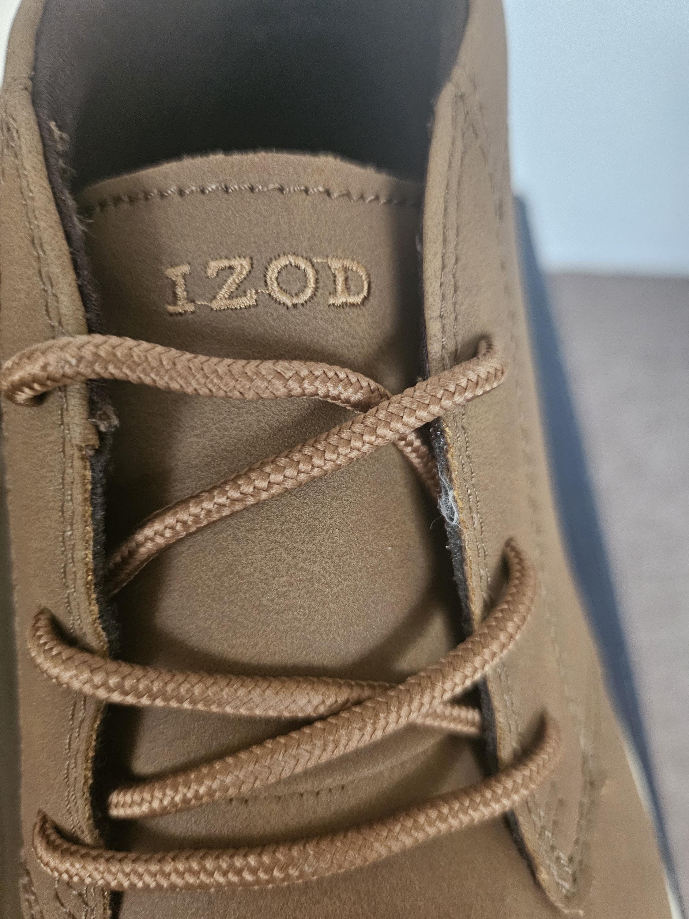 New w/o Box Izod Palmer Faux Suede Men\'s Lace Up Chukka Boots Sizes 8 & 9 Amazon.com | IZOD Mens Palmer Chukka Boots, Black, 8M | Chukka main image 2