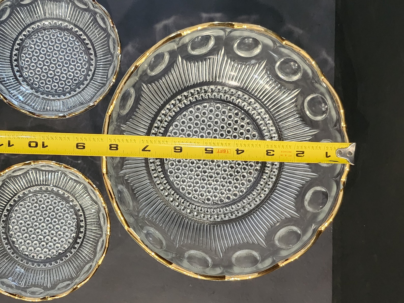 Set of 5 Vintage Bartlett and Collins St Genevieve Manhattan Pattern ...