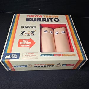 New Sealed Throw Throw Burrito By Exploring Kittens A Dodge ball Party Card Game image 6