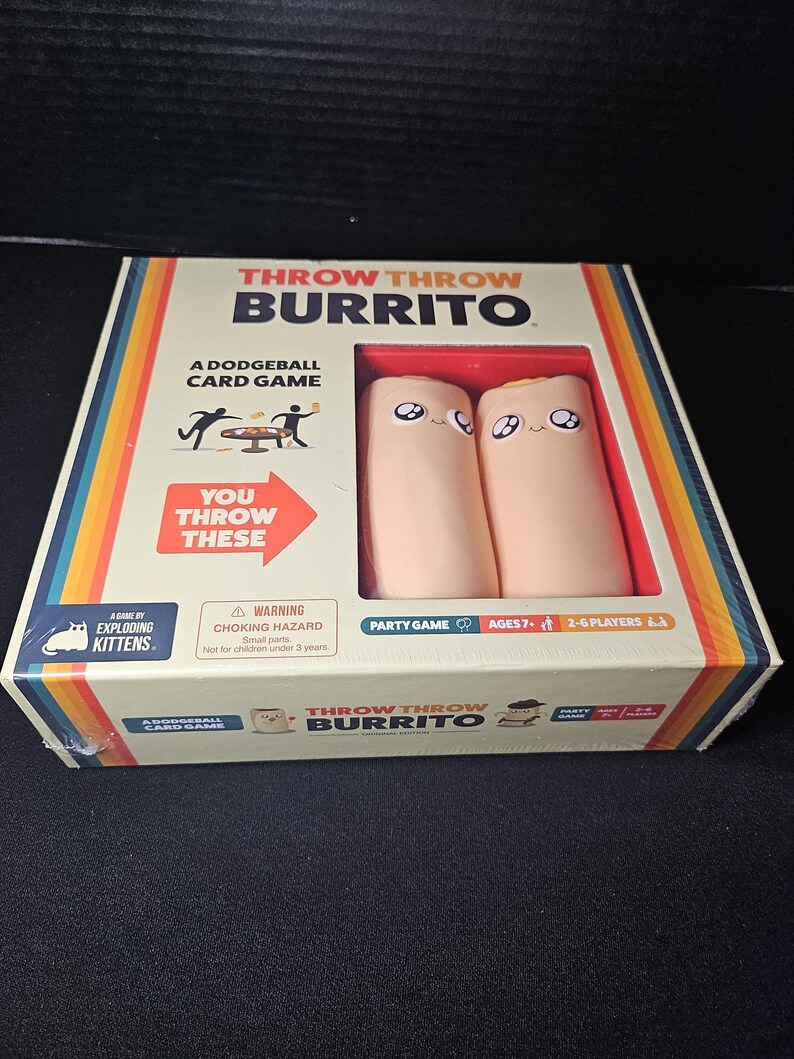New Sealed Throw Throw Burrito By Exploring Kittens A Dodge ball Party Card Game image 6
